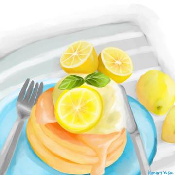 レモンのパンケーキ