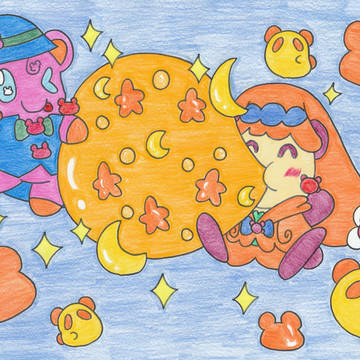 ぷく～～～っとお月様ガムとキラキラキャンディー入り☆彡