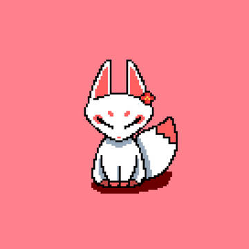 ドット絵お稲荷さん