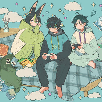 【原神】パジャマパーティー