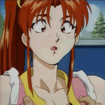 Mai being groped!