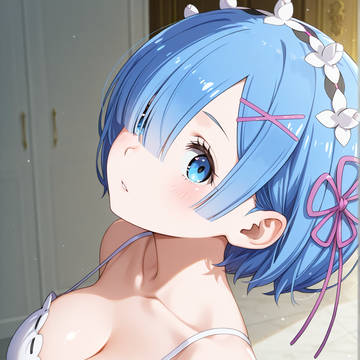 レム(振り向き)