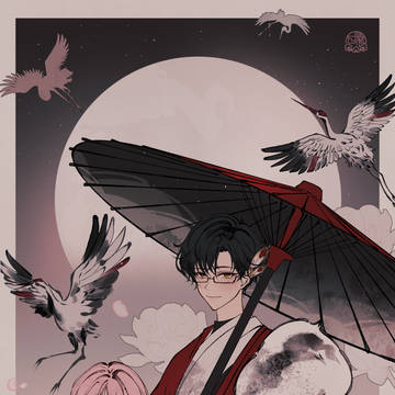 月色花影 🌑🌸