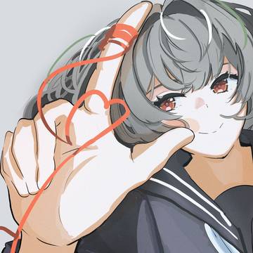 赤い紐の先は