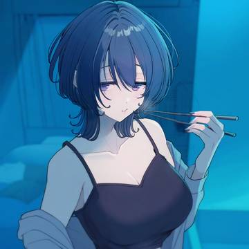 ダウナー系お姉さんと深夜の台所でラーメン食べたい