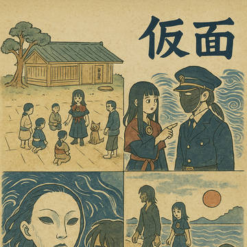 石人 12話 仮面 ①宗教のあらすじ漫画をAI生成