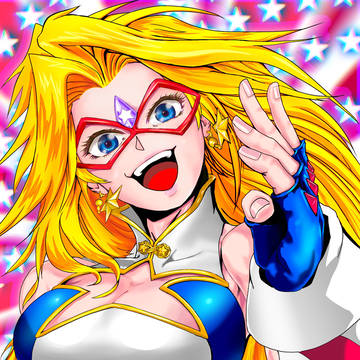 仮面アメリカ ファンアート カーリー・ヴァンダース