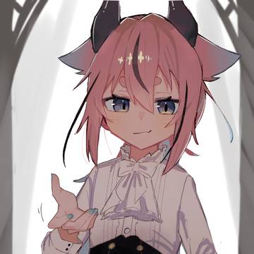 鳴花ヒメさんに中性的な服を着せようという落書き