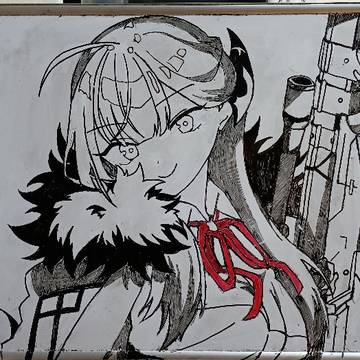 陸八魔アル（模写）