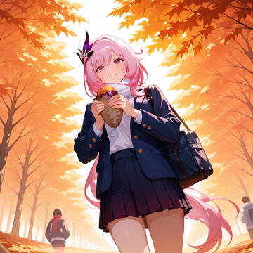 秋叶黄，番薯香