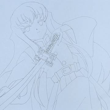 時透無一郎線画