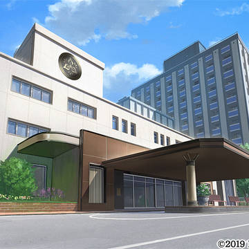 ［仕事絵］あやかしランブル！_病院外観