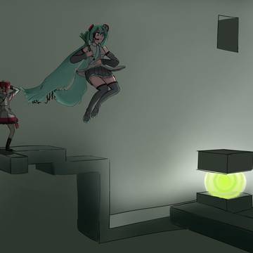 Miku and Teto practice KZ jumps