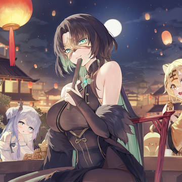 负责了国服的中秋贺图