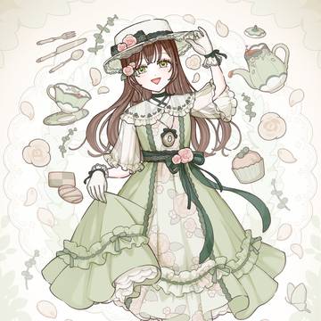 お茶会の装い