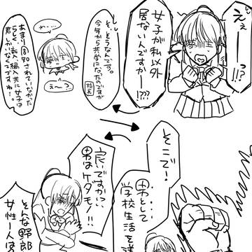 男子校(共学)に転校した