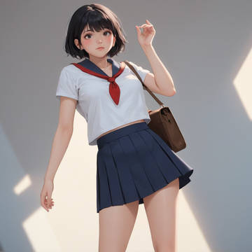 セーラー服美少女