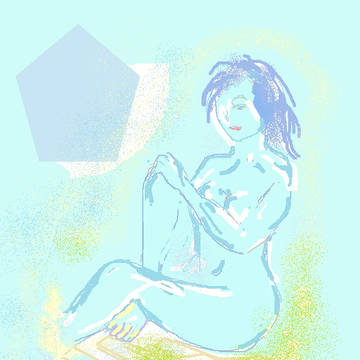 サウナの女
