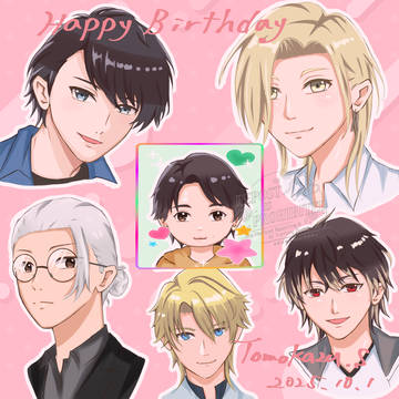 杉田さんお誕生日イラスト