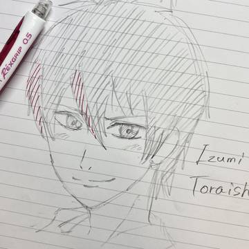 虎石 手描き