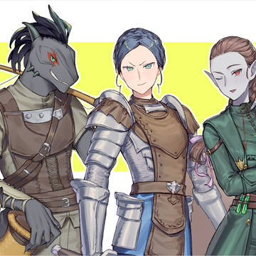 コンパニオンのイラスト