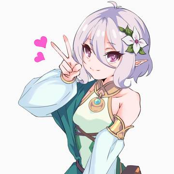 決めピースをするコッコロ