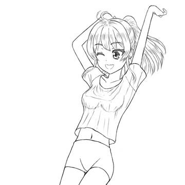 女の子 練習4 B