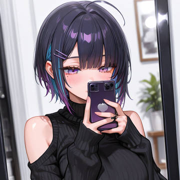 Selfie/紫色少女