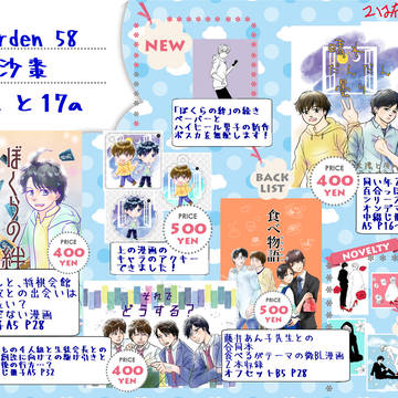 J.Garden58お品書き