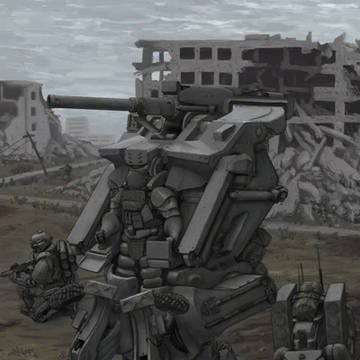 AI animation test - Firing