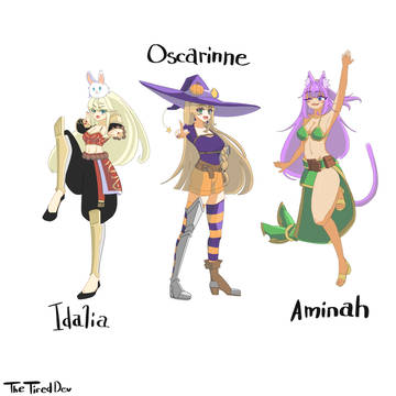 Original Characters -TheTiredDev