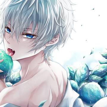 『花浅葱』(青い果実展vol.6出展イラスト)