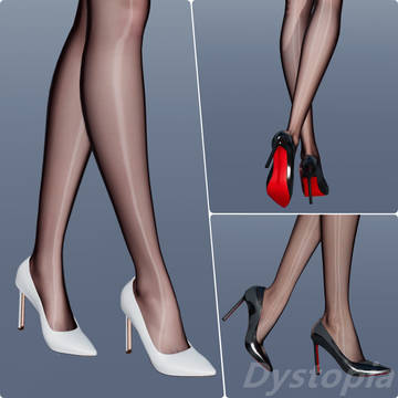 H51 Stiletto Leather Pumps v1.1
