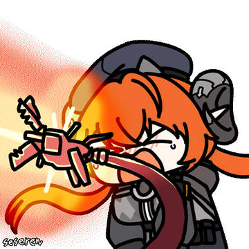 ウアアアア!!! 隊長、落ち着いてください!