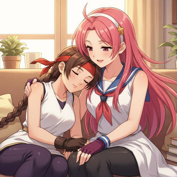 Yuri was tired after a match.