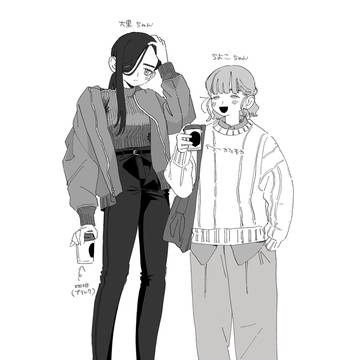 百合カップルオリキャラ