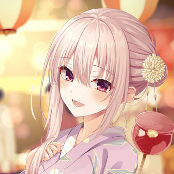 浴衣の恵凪ちゃん