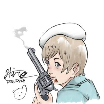 銃とフィンさん