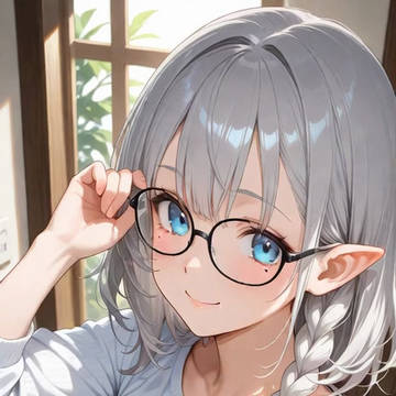 くすくす笑うエルフさん（邪悪）