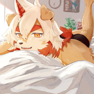 「おはよ、旦那。」