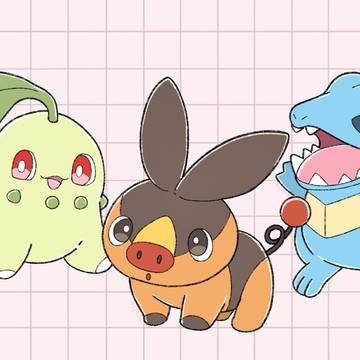 チコリータとポカブとワニノコ