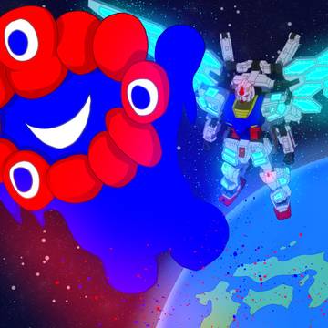 ミャクミャク、宇宙へ