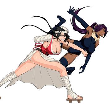Yoruichi v Kukaku