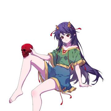日白残無 立ち絵
