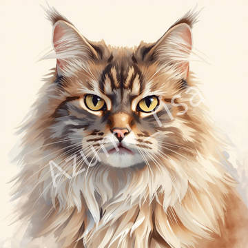 リアルなノルウェージャンフォレストキャット