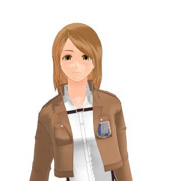 ペトラさんの立ち姿