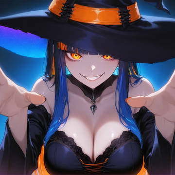 ハロウィンの魔女」🎃👻