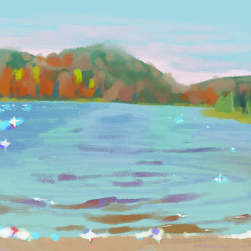 湖畔