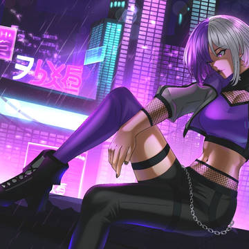 UmbraNyx、雨の街