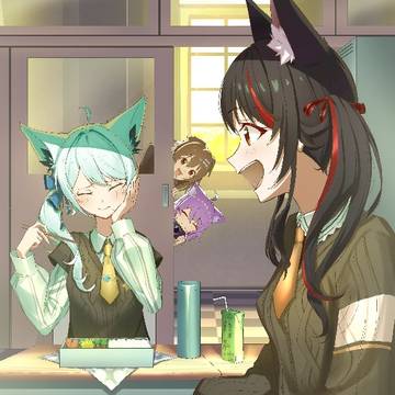 一緒に食べよー!